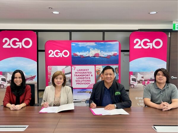 L-R: Ethel Concepcion, 2GO Group Head of Corporate Marketing and Communications; Faye Alonzo, 2GO Forwarding Business Unit Head; Edmund Araga, EVAP President; Jeun Barlis, Research Consultant – EVAP.